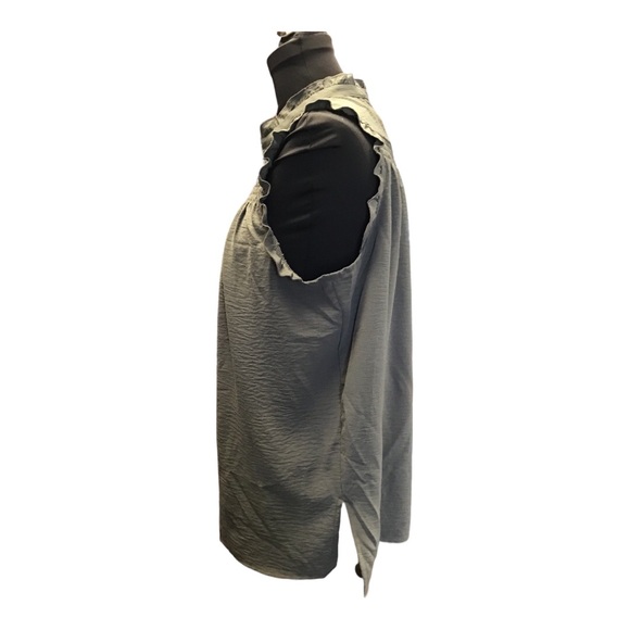 Adrianna Papell Sleeveless Shirt - Picture 2 of 7